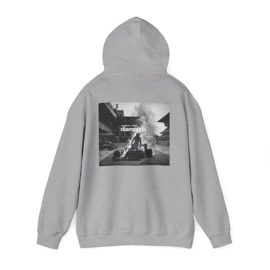 Racing Pit Crew Hoodie diamonds  Vintage F1 Back Graphic