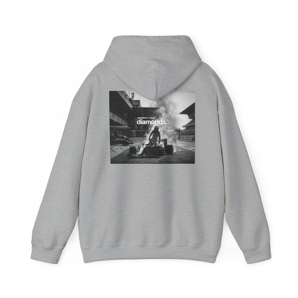 Racing Pit Crew Hoodie diamonds  Vintage F1 Back Graphic