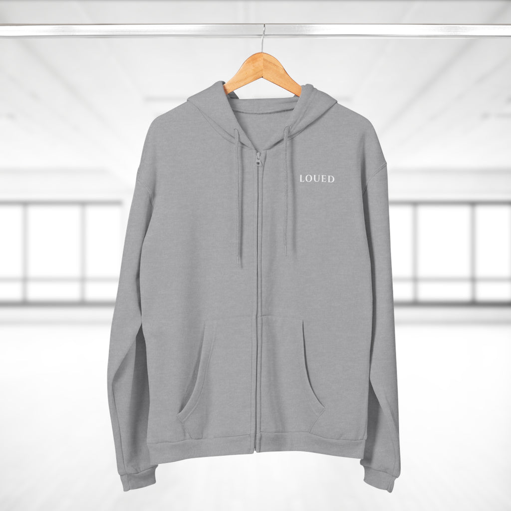 Unisex Hooded Zip Sweatshirt